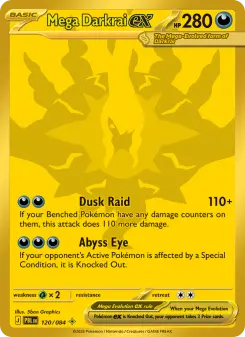 Mega Darkrai ex card