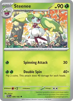 Steenee card