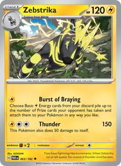 Zebstrika card