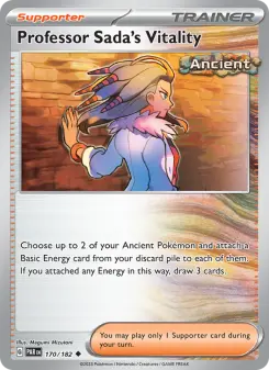 Professor Sada's Vitality card