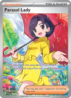 Parasol Lady card