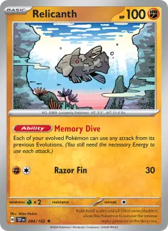 Relicanth card