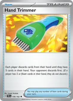Hand Trimmer card