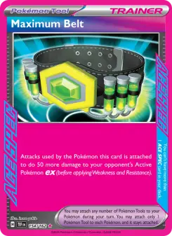 Maximum Belt card
