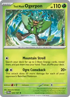 Teal Mask Ogerpon card