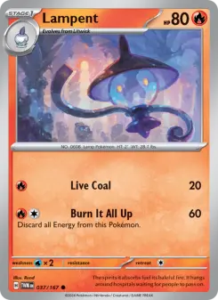 Lampent card