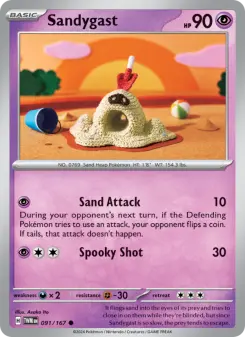 Sandygast card