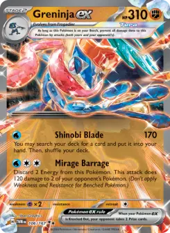 Greninja ex card