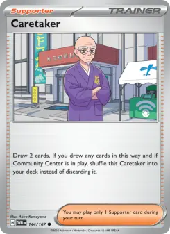 Caretaker card