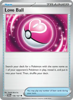 Love Ball card