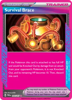 Survival Brace card