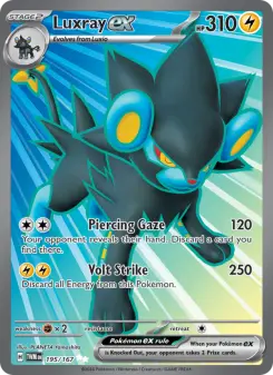 Luxray ex card