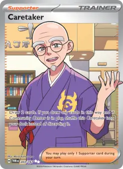 Caretaker card