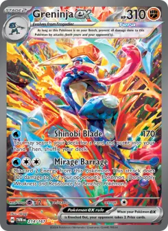 Greninja ex card