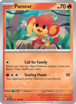 Pansear card