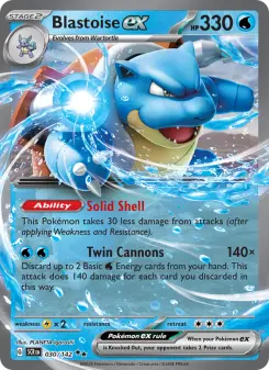 Blastoise ex card