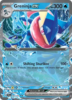Greninja ex card