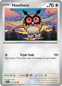 Hoothoot card