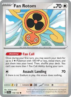 Fan Rotom card