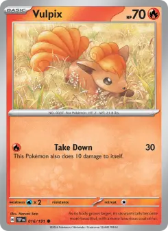 Vulpix card