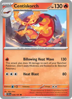 Centiskorch card