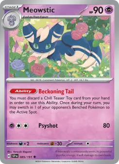Meowstic card