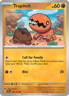 Trapinch card