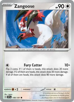 Zangoose card
