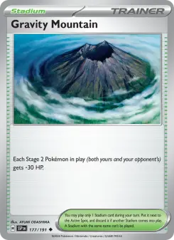 Gravity Mountain card