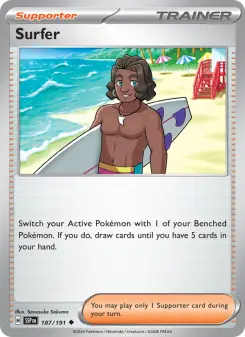 Surfer card