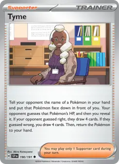 Tyme card
