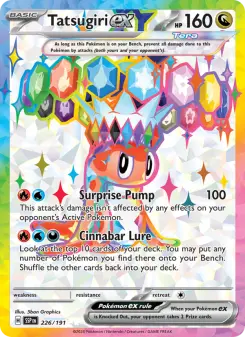 Tatsugiri ex card