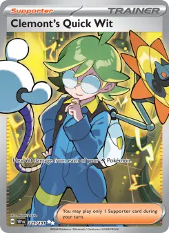 Clemont's Quick Wit card