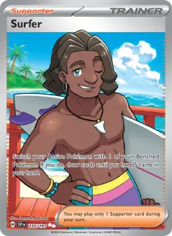 Surfer card