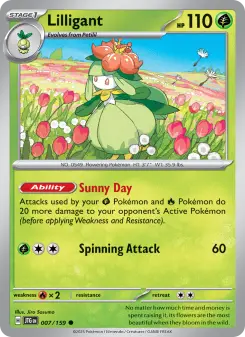 Lilligant card