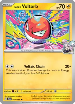 Iono's Voltorb card