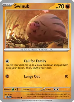 Swinub card