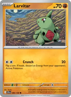 Larvitar card