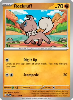 Rockruff card