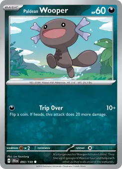 Paldean Wooper card