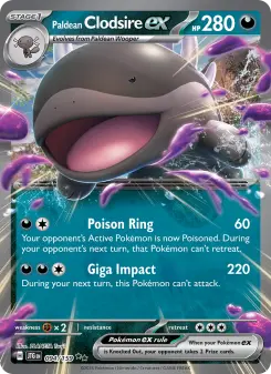 Paldean Clodsire ex card