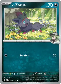 N's Zorua card