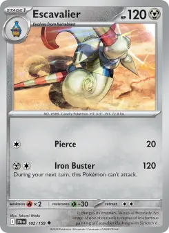 Escavalier card