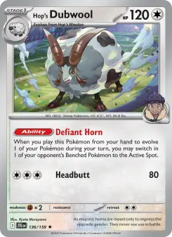 Hop's Dubwool card