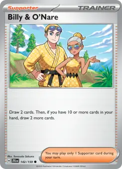 Billy & O'Nare card