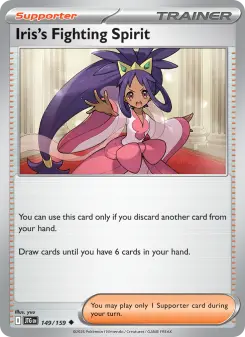 Iris's Fighting Spirit card