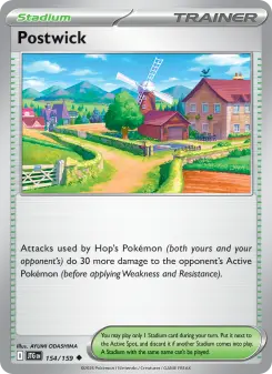 Postwick card