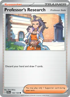 Professor's Research card
