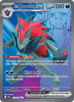 N's Zoroark ex card