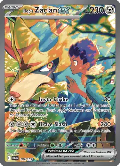 Hop's Zacian ex card